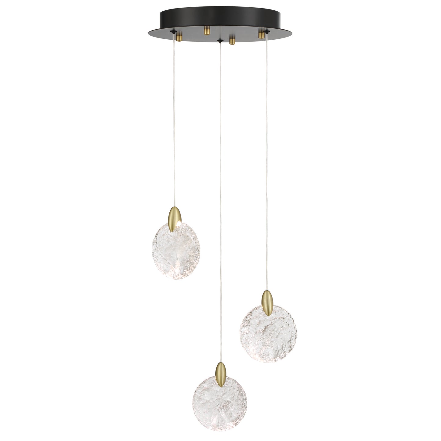 Snowflake 3 Light Integrated LED Pendant