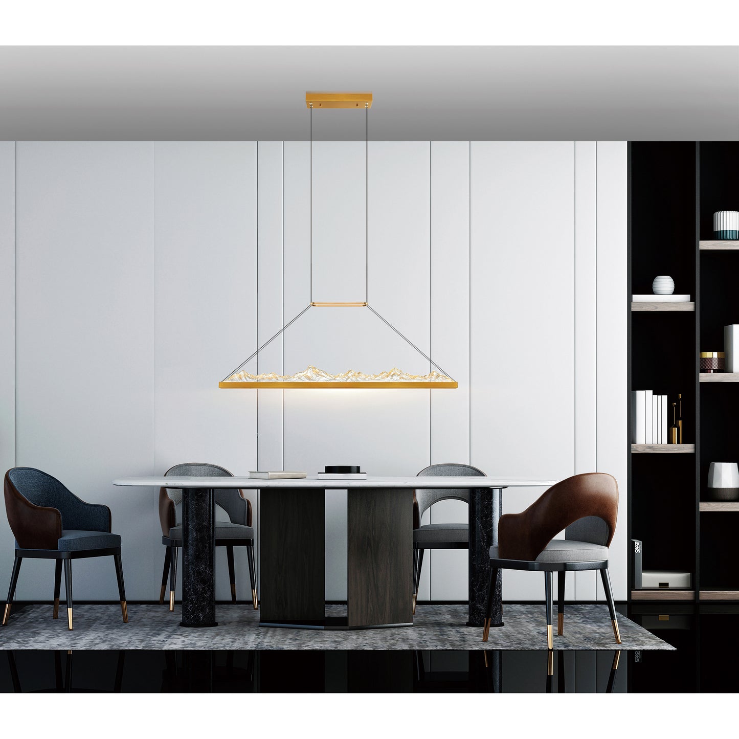 Himalayas Integrated LED Island/Pool Table Light