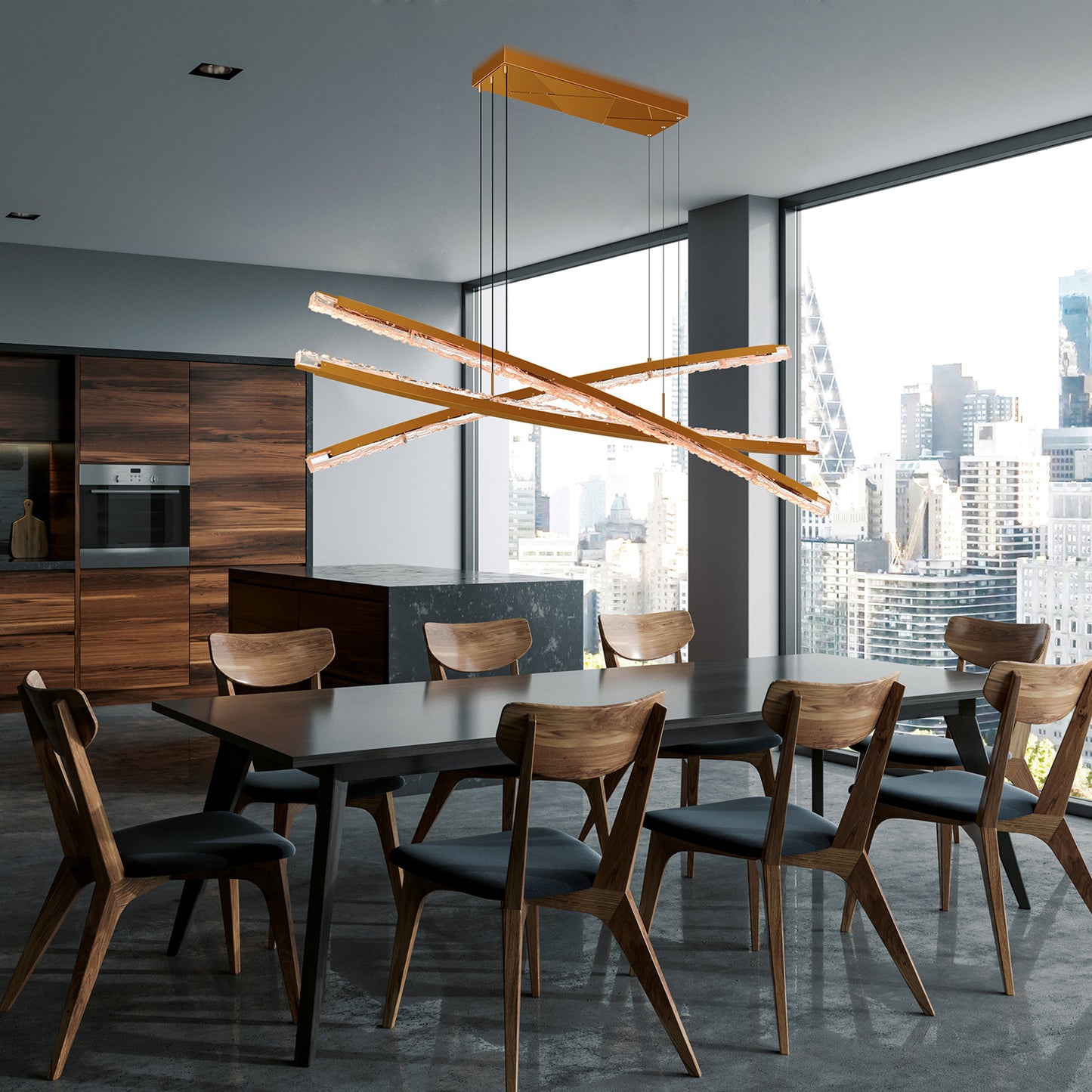Saber Integrated LED Chandelier