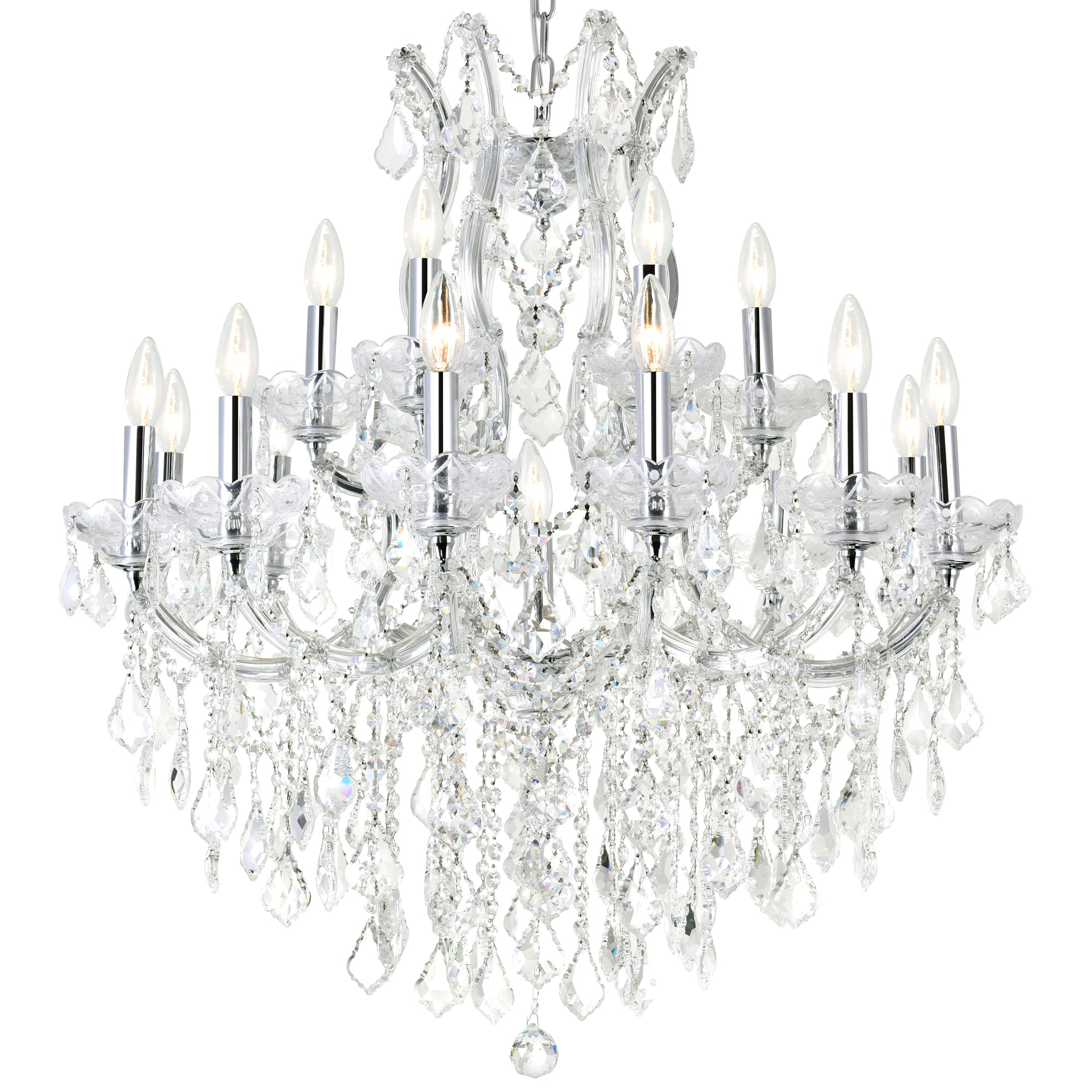 maria〜♪ Maria Theresa 19 Light Up Chandelier – Allume Décor