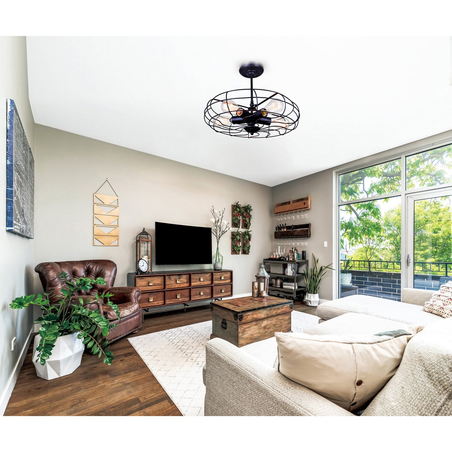 Pamela 5 Light Flush Mount