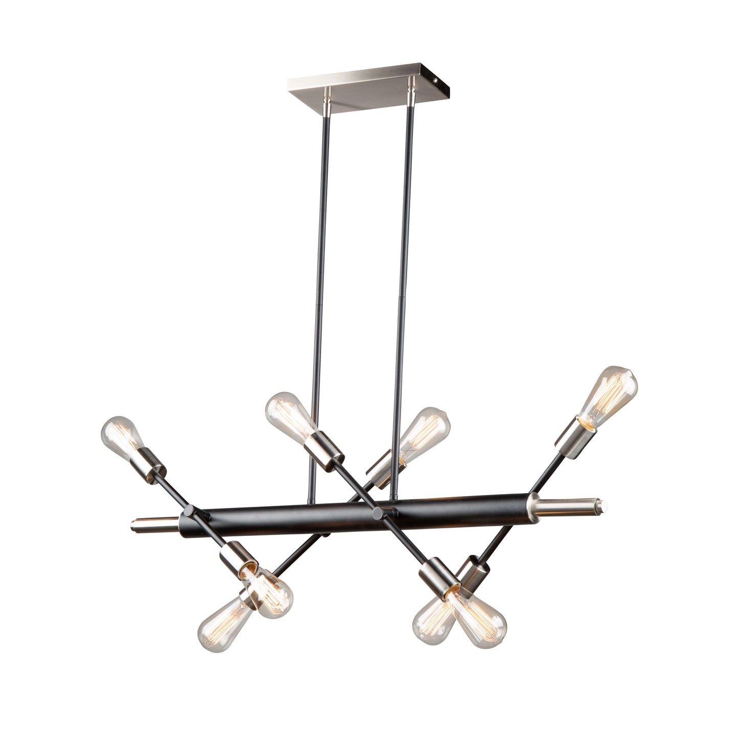 Lampe d'îlot Truro à 8 lampes