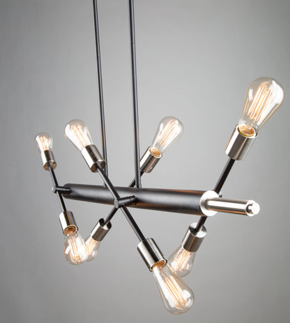 Lampe d'îlot Truro à 8 lampes