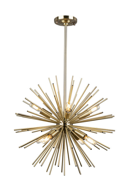 Sunburst 8 Light Chandelier