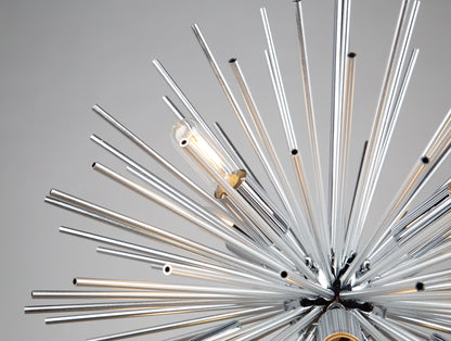 Sunburst 8 Light Chandelier