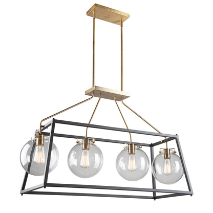 Suspension cage à 4 lampes Bridegtown