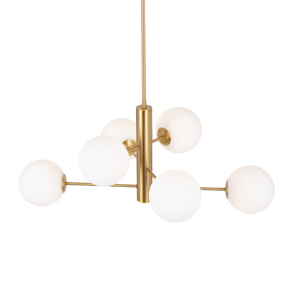 Lustre à 6 lumières de la collection Aurelia