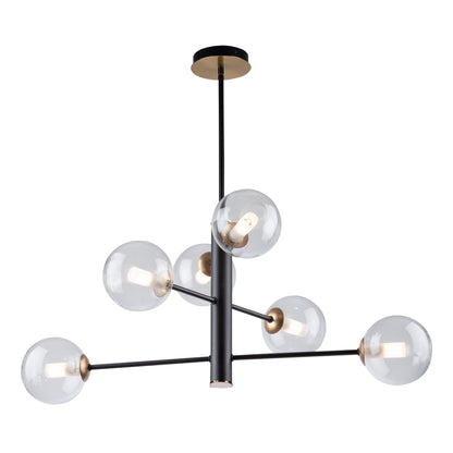 Lustre à 6 lumières de la collection Aurelia