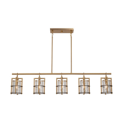 Burford Collection 5-Light Island/Pool Table