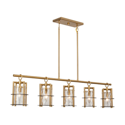 Burford Collection 5-Light Island/Pool Table