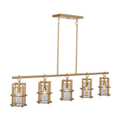 Burford Collection 5-Light Island/Pool Table