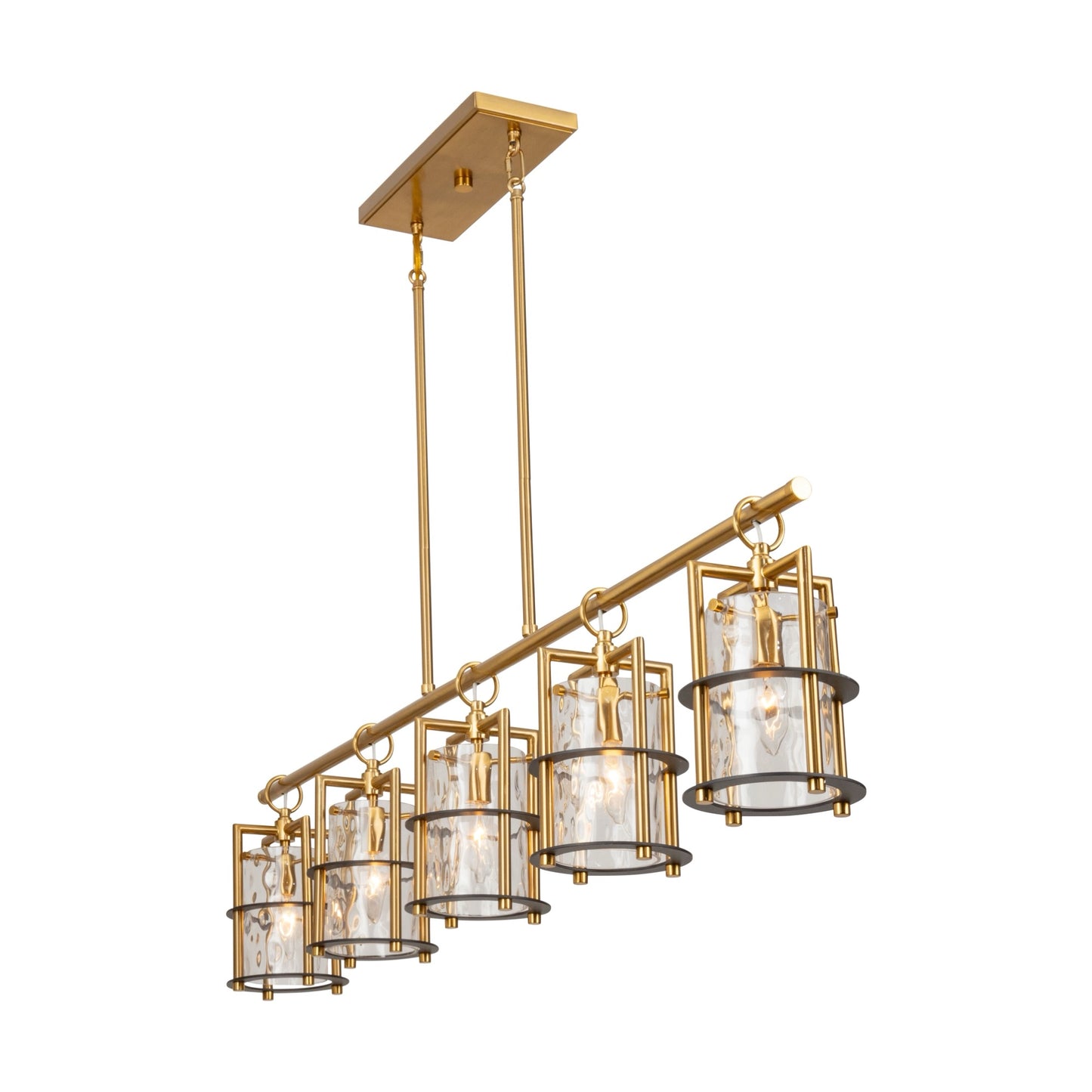 Burford Collection 5-Light Island/Pool Table