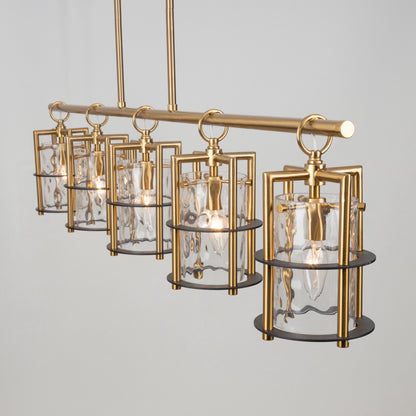 Burford Collection 5-Light Island/Pool Table