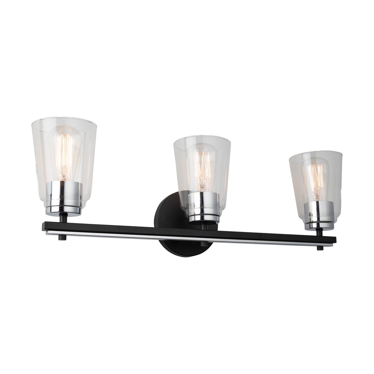 Luminaire pour meuble-lavabo à 3 lampes de la collection Essex