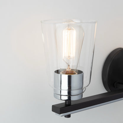 Luminaire pour meuble-lavabo à 3 lampes de la collection Essex
