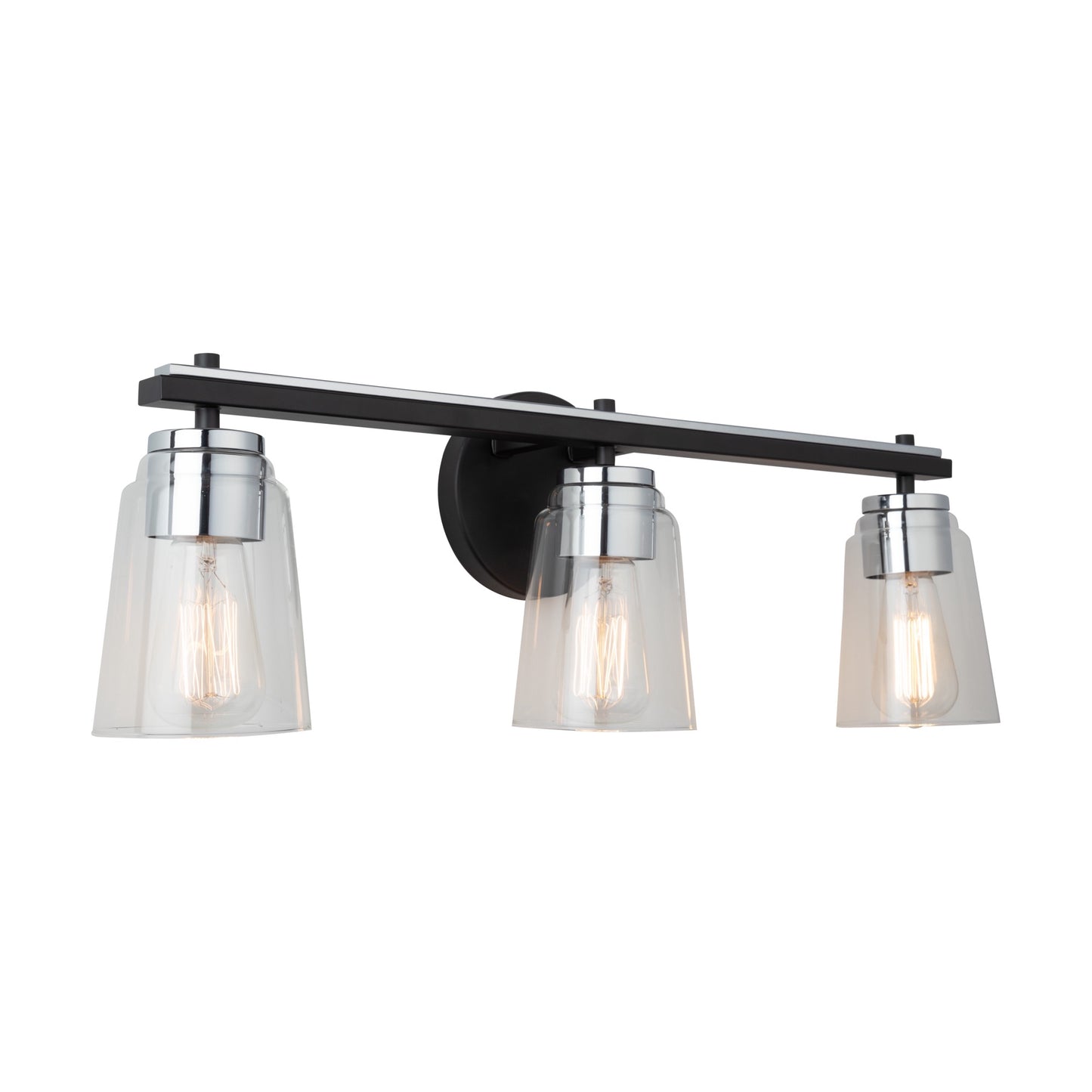 Luminaire pour meuble-lavabo à 3 lampes de la collection Essex