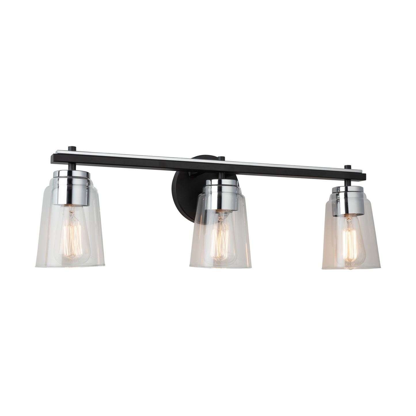 Luminaire pour meuble-lavabo à 3 lampes de la collection Essex