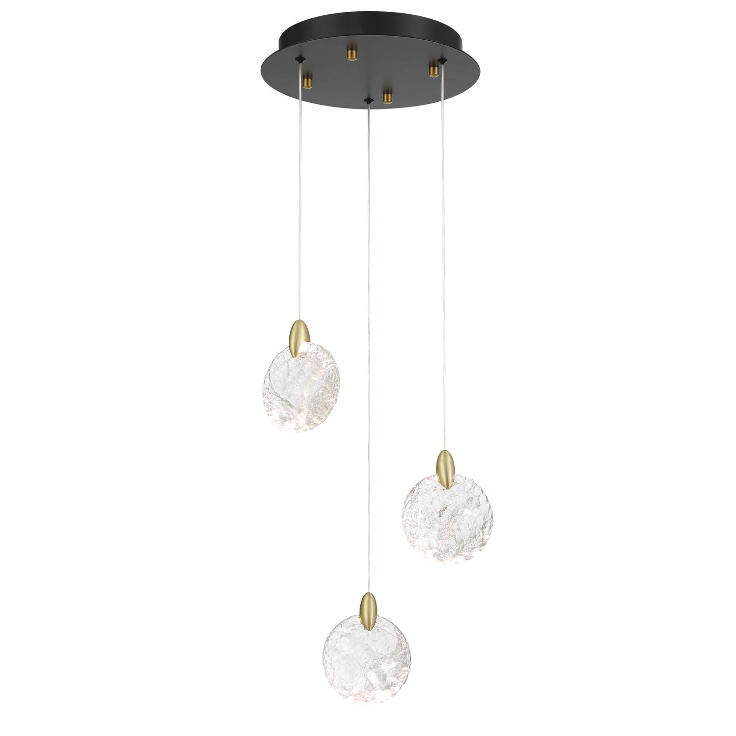 Snowflake 3 Light Integrated LED Pendant