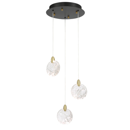 Snowflake 3 Light Integrated LED Pendant
