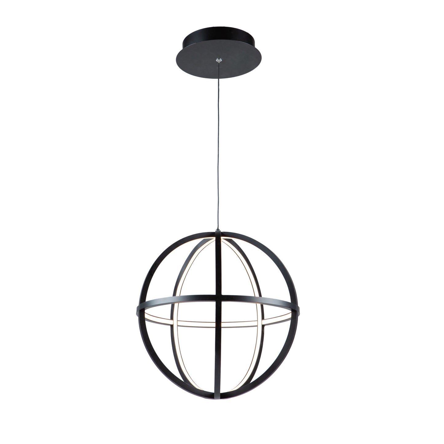 Lustre à LED en forme d'orbe