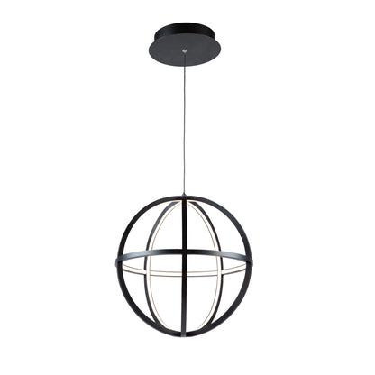 Lustre à LED en forme d'orbe