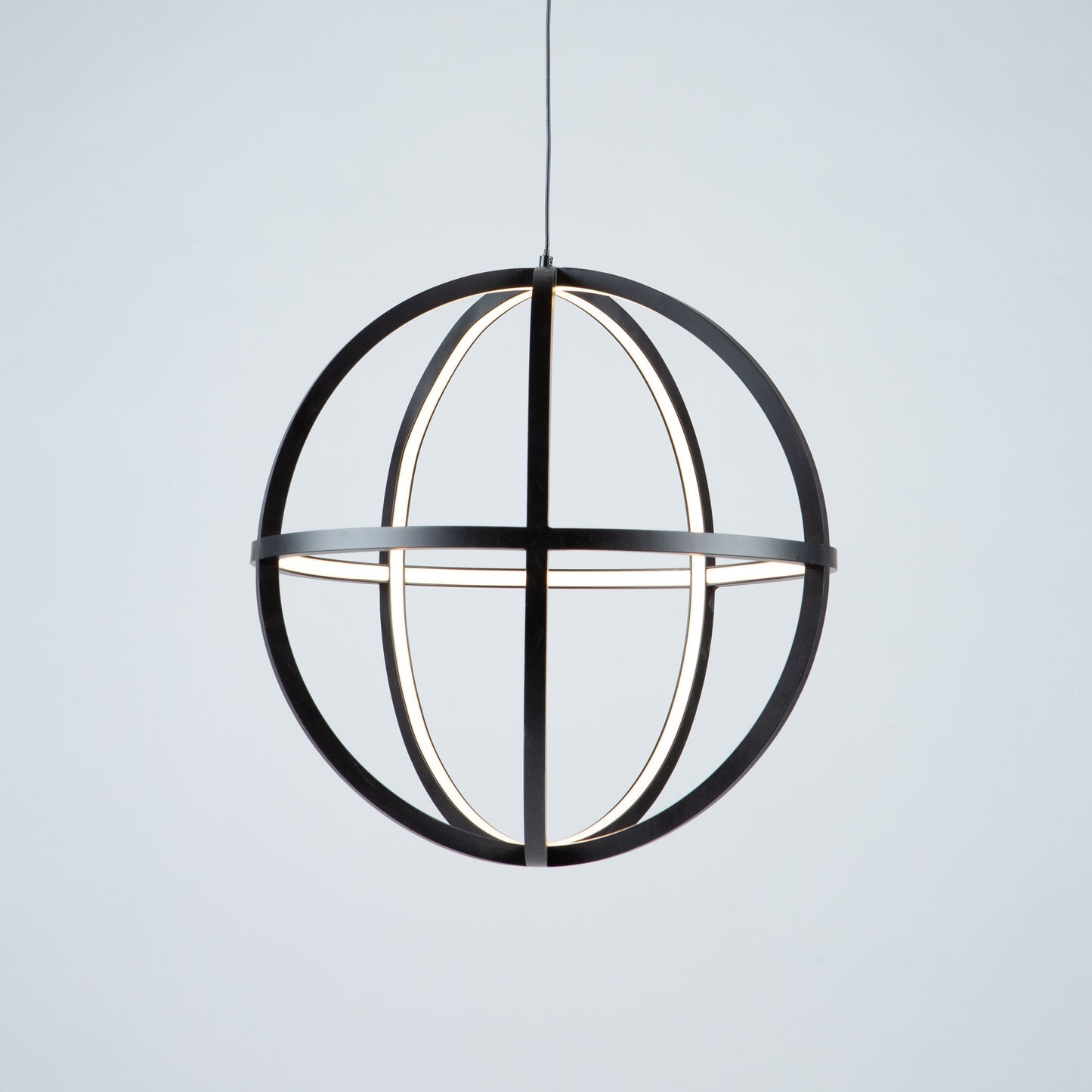 Lustre à LED en forme d'orbe