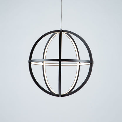 Lustre à LED en forme d'orbe