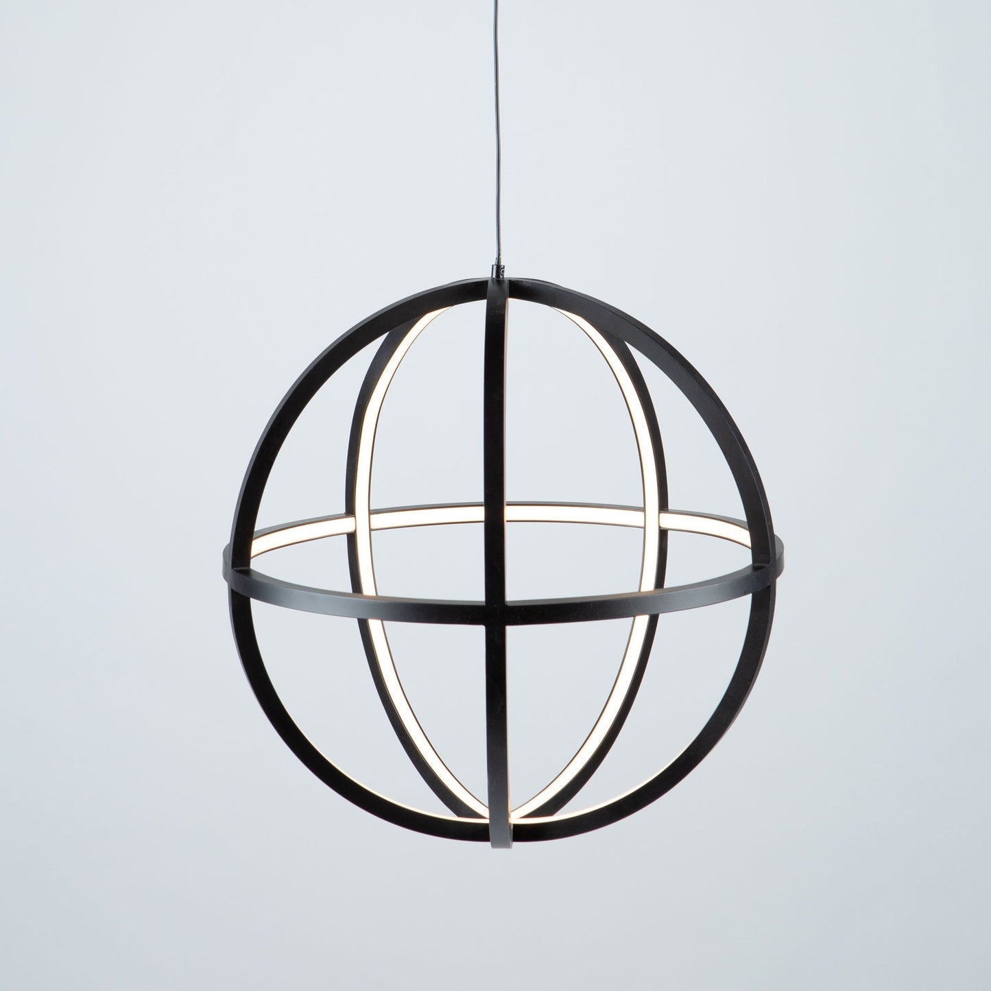 Lustre à LED en forme d'orbe