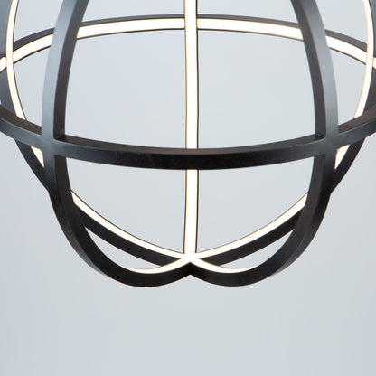 Lustre à LED en forme d'orbe