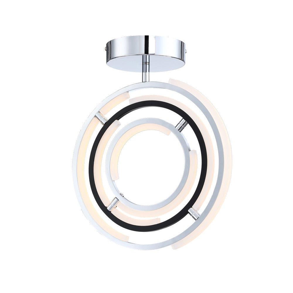 Trilogy Collection Integrated LED Semi Flush Mount