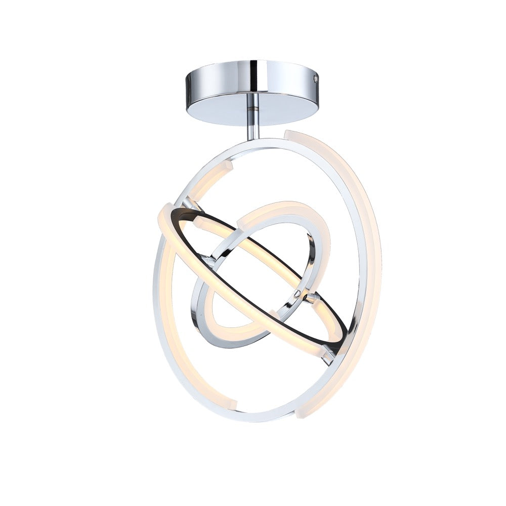 Trilogy Collection Integrated LED Semi Flush Mount