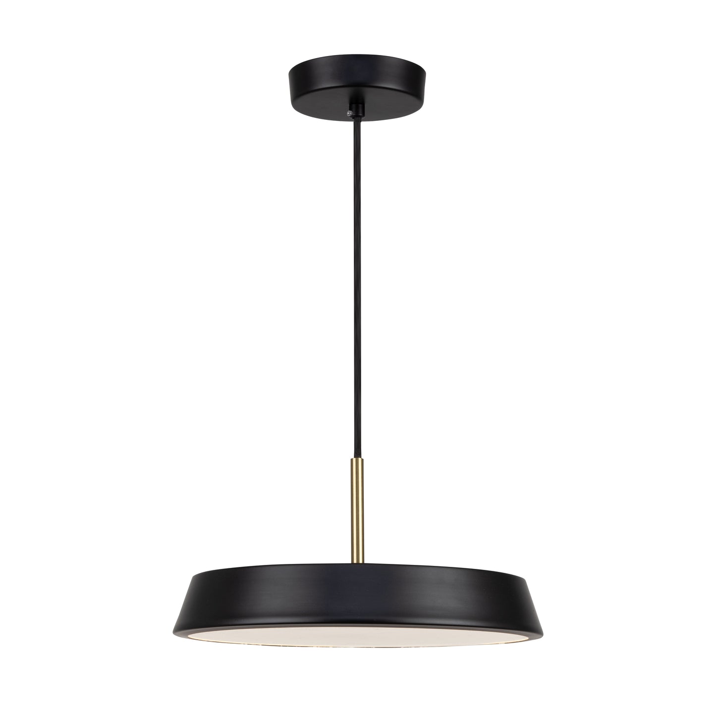 Luminaire suspendu de 12 po à 1 lumière de la collection Lexi