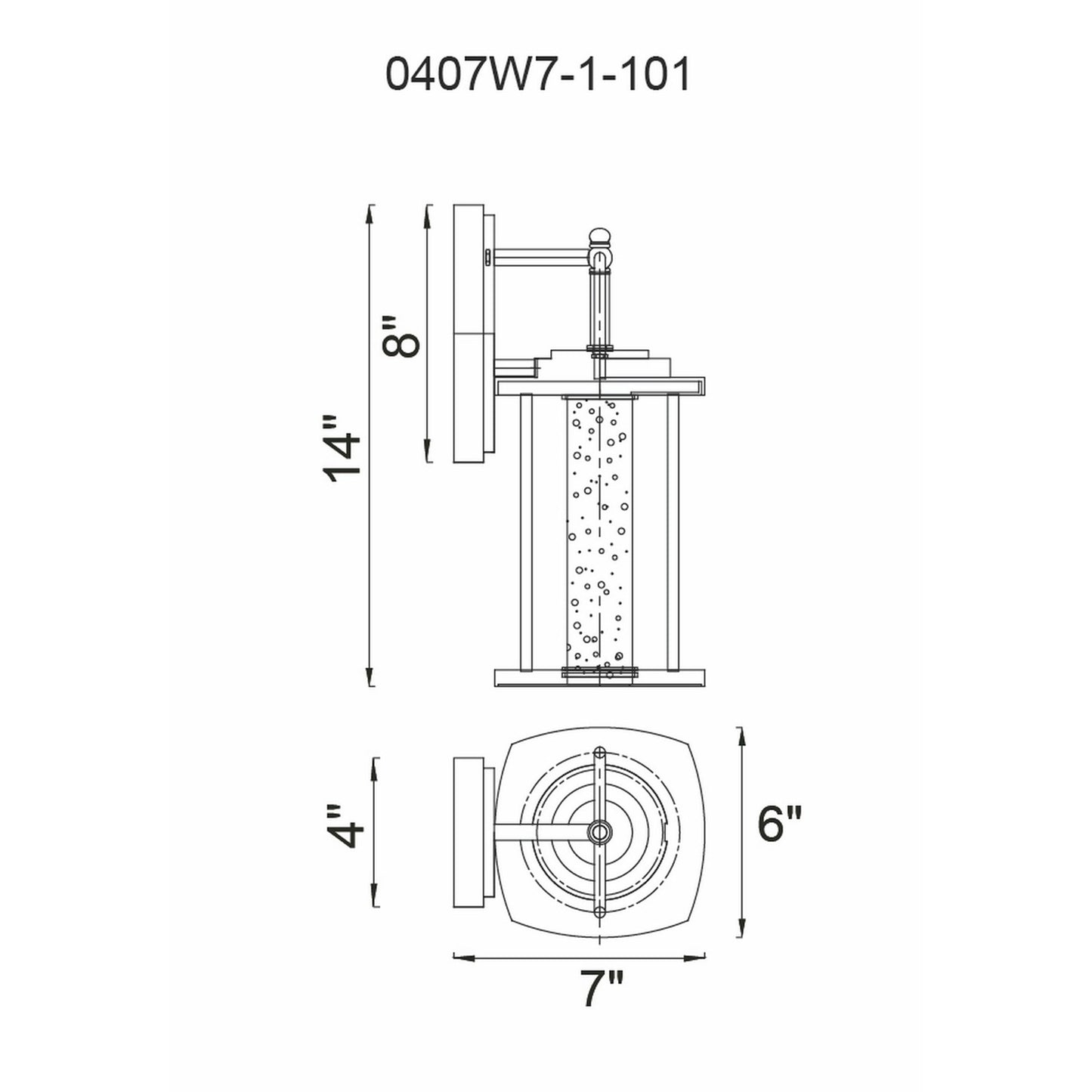 Greenwood LED Outdoor Wall Lantern