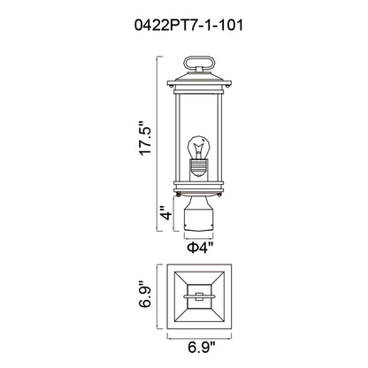 Oakwood 1 Light Outdoor Lantern Head