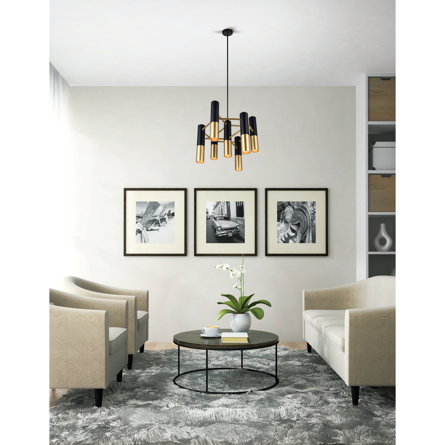 Anem 7 Light Down Chandelier