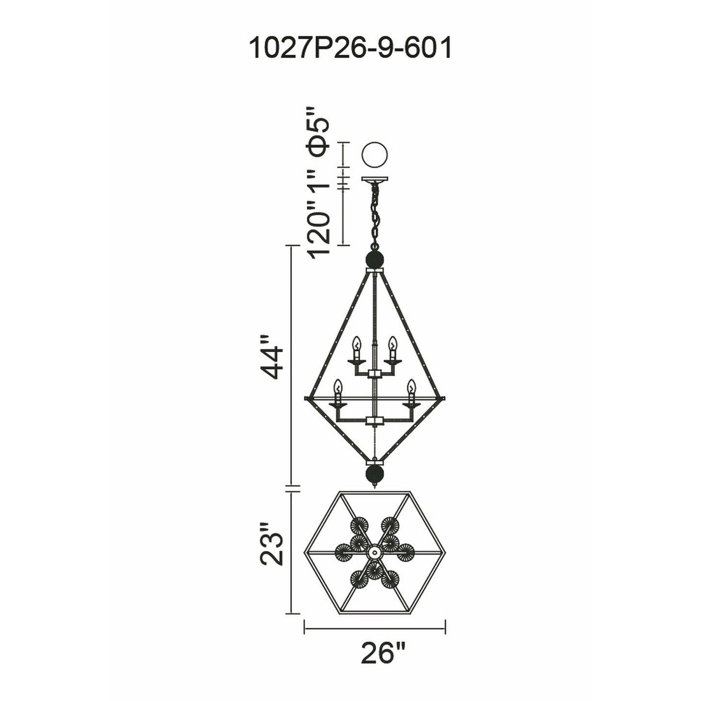 Calista 9 Light Chandelier