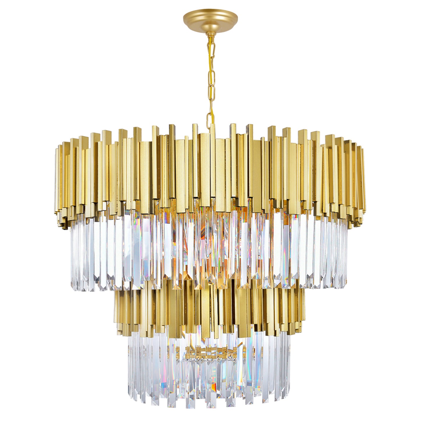 Deco 12 Light Down Chandelier