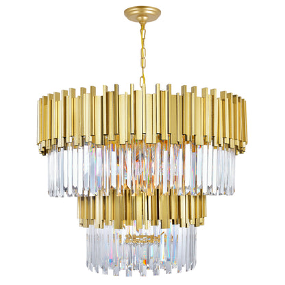 Deco 12 Light Down Chandelier