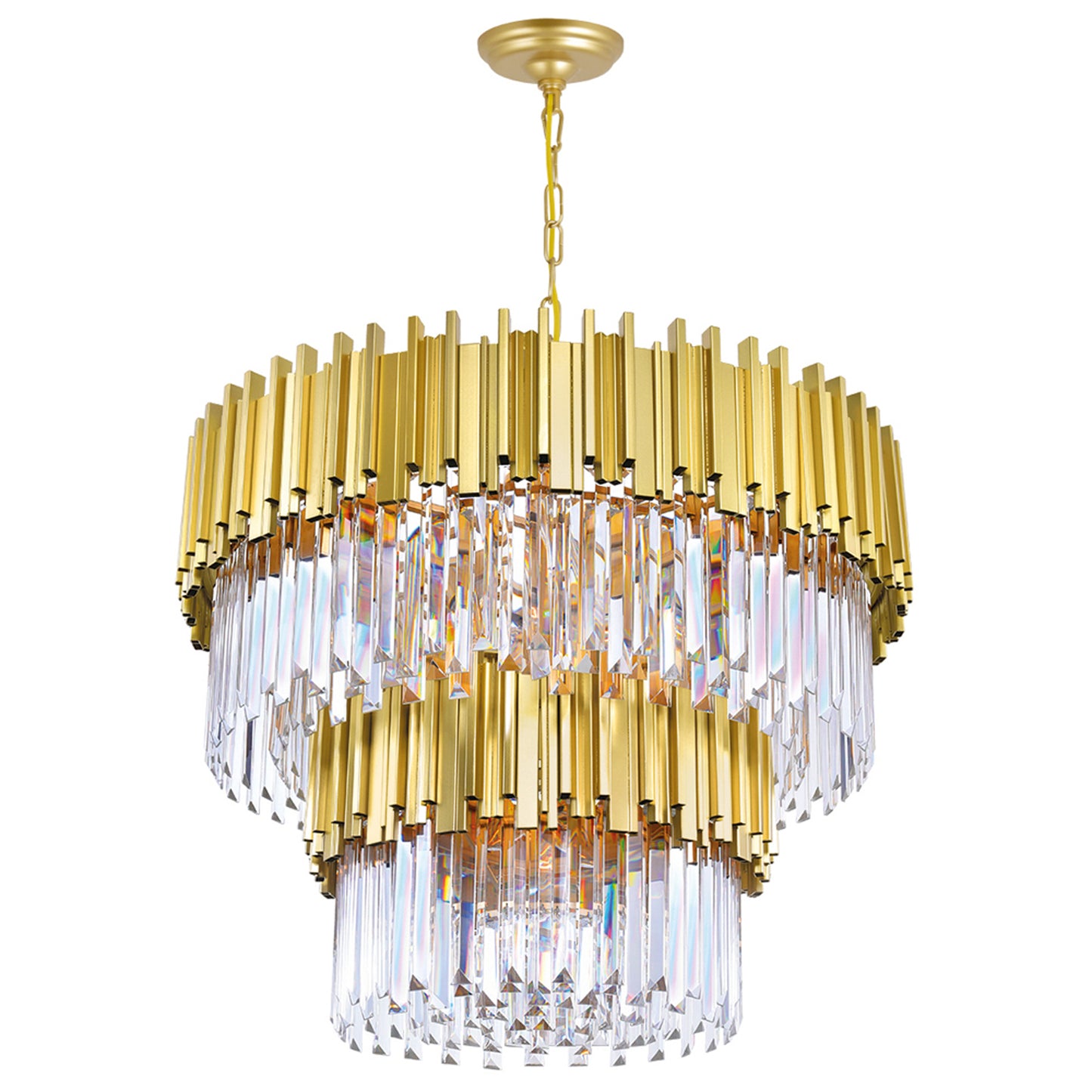 Deco 12 Light Down Chandelier