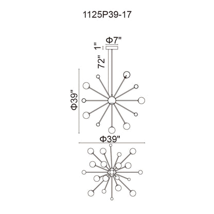 Element 17 Light Chandelier
