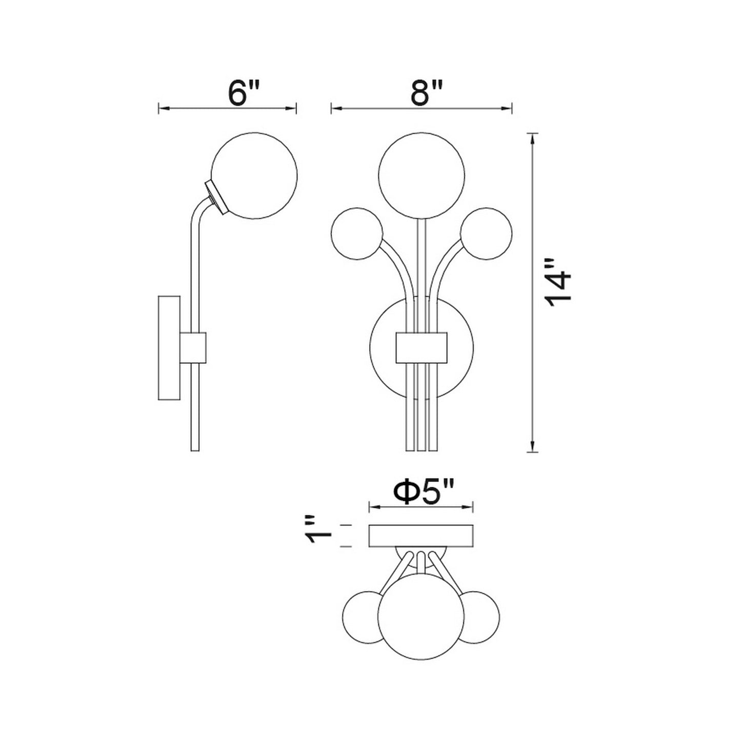 Applique murale Element 1 Light