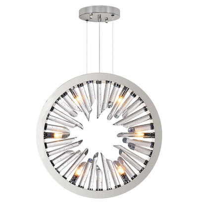 Lustre à 6 lumières avec pointes