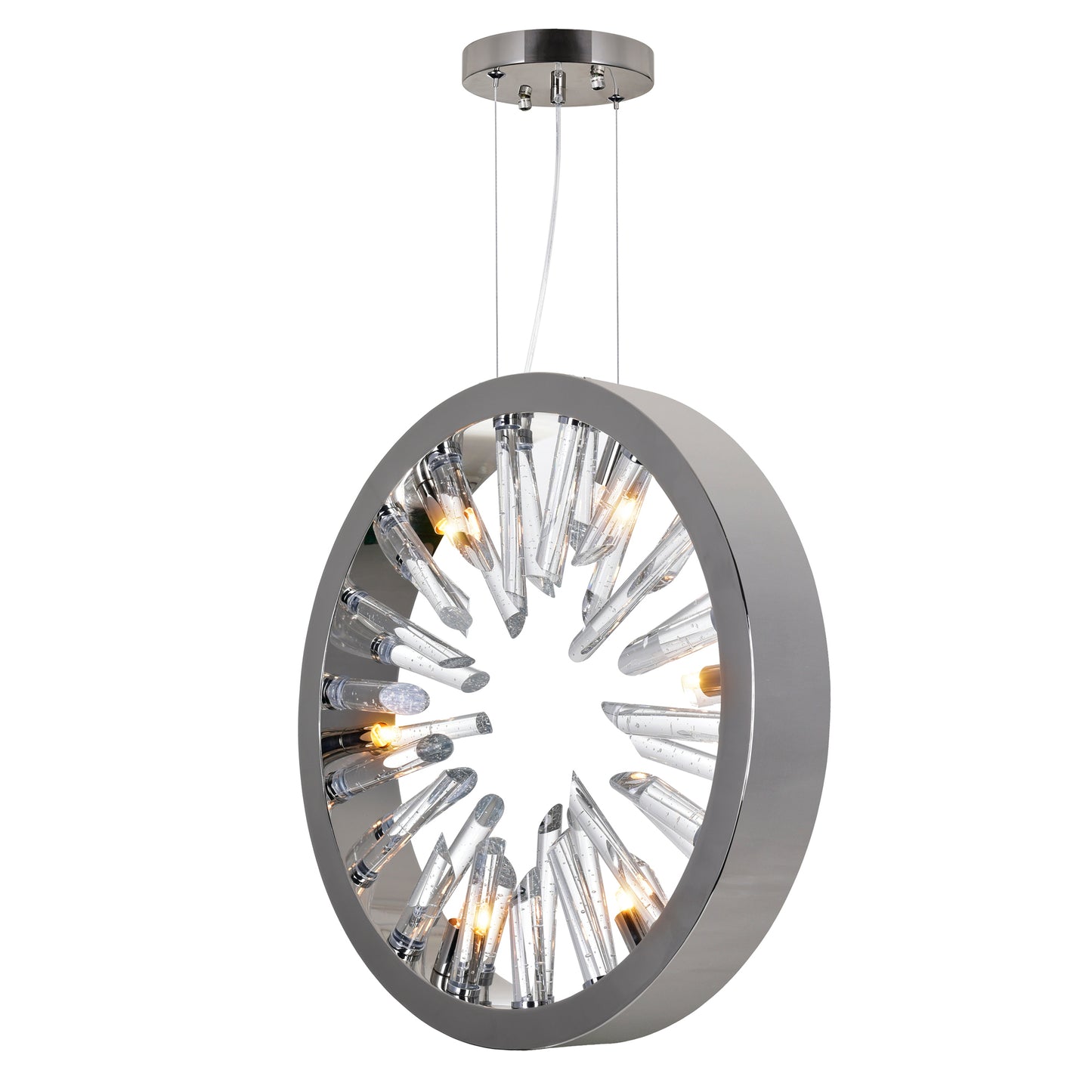 Lustre à 6 lumières avec pointes