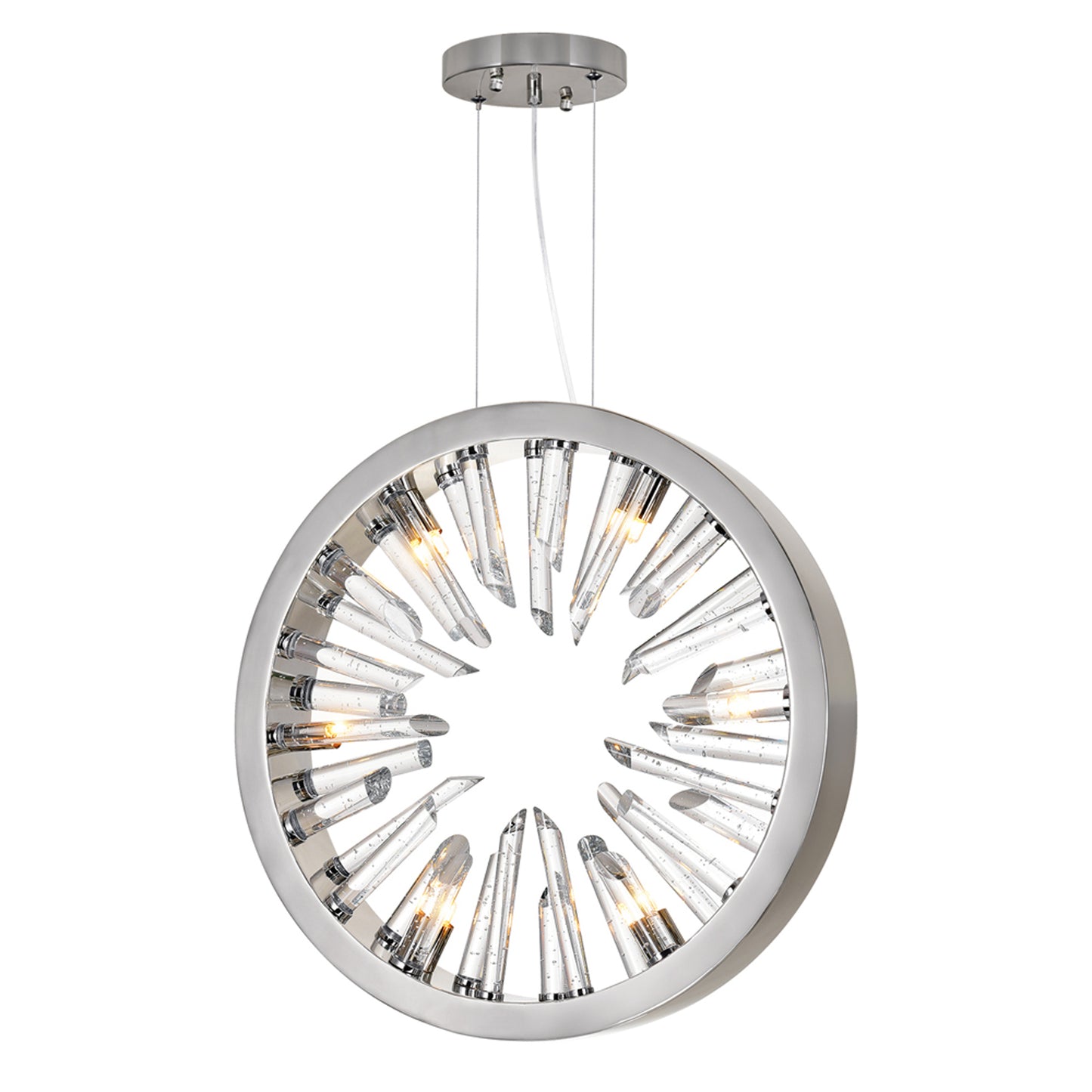 Lustre à 6 lumières avec pointes
