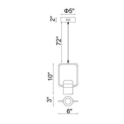 Mini suspension à LED Moxie