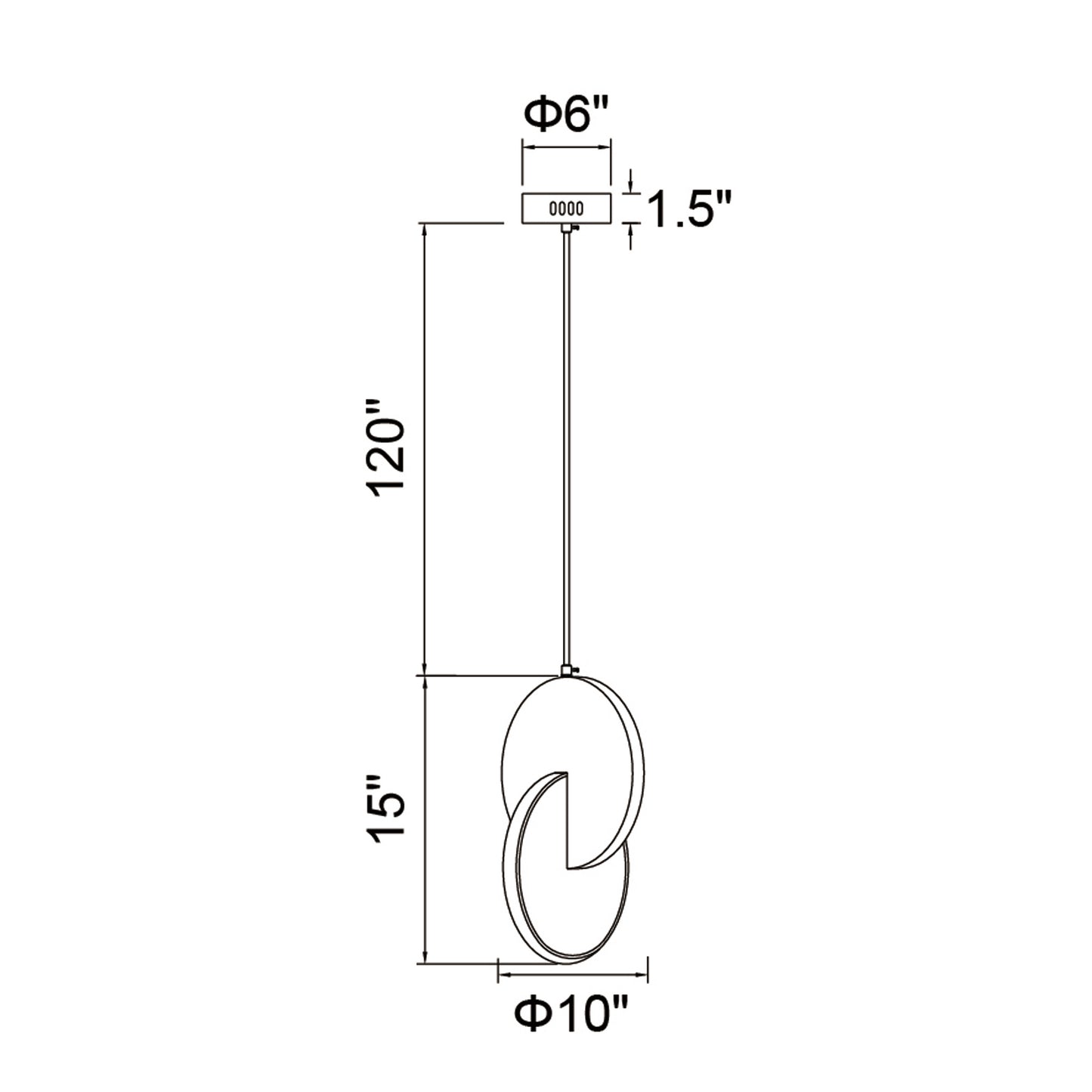 Tranche LED Mini Pendant