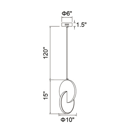 Tranche LED Mini Pendant