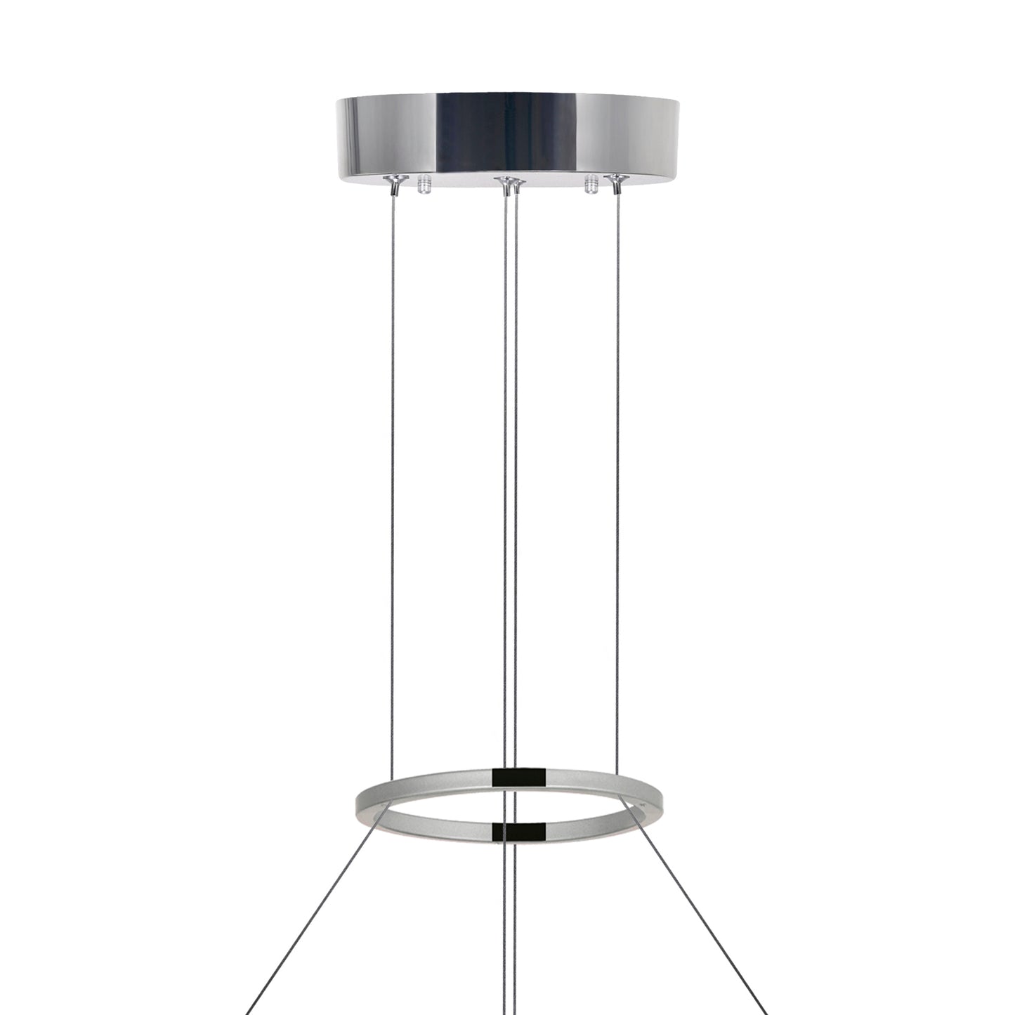 Agassiz LED Chandelier With Polished Nickel Finish