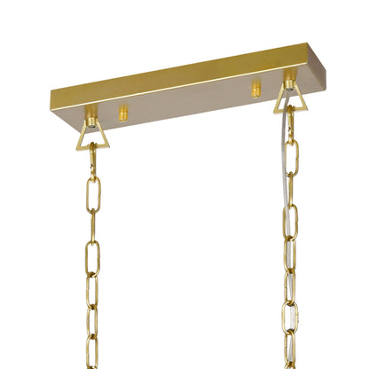 Tudor 6 Light Island/Pool Table Chandelier