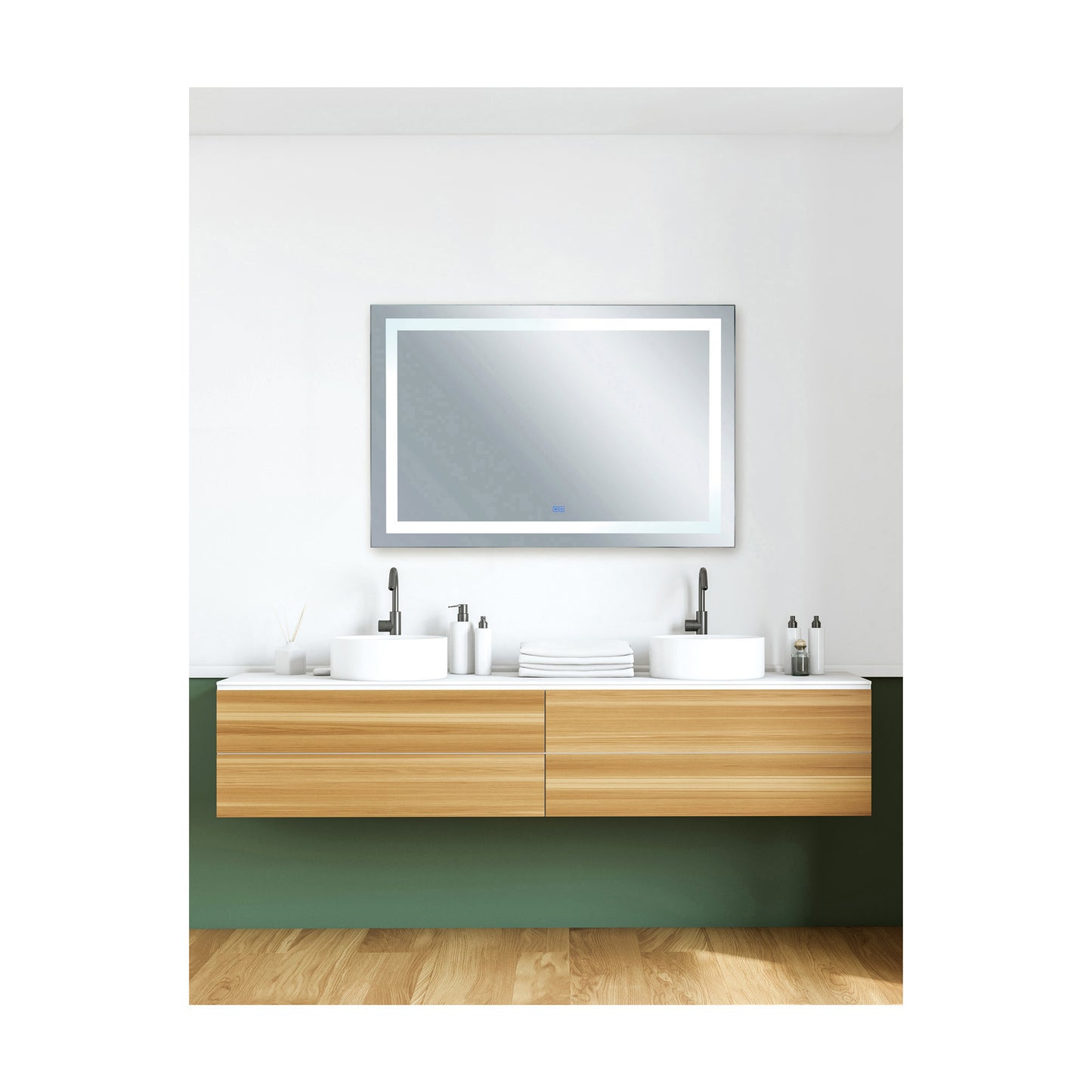 Abril Rectangle LED 58 in. Mirror